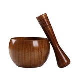 Savorykitchen™ Wood Mortar & Pestle