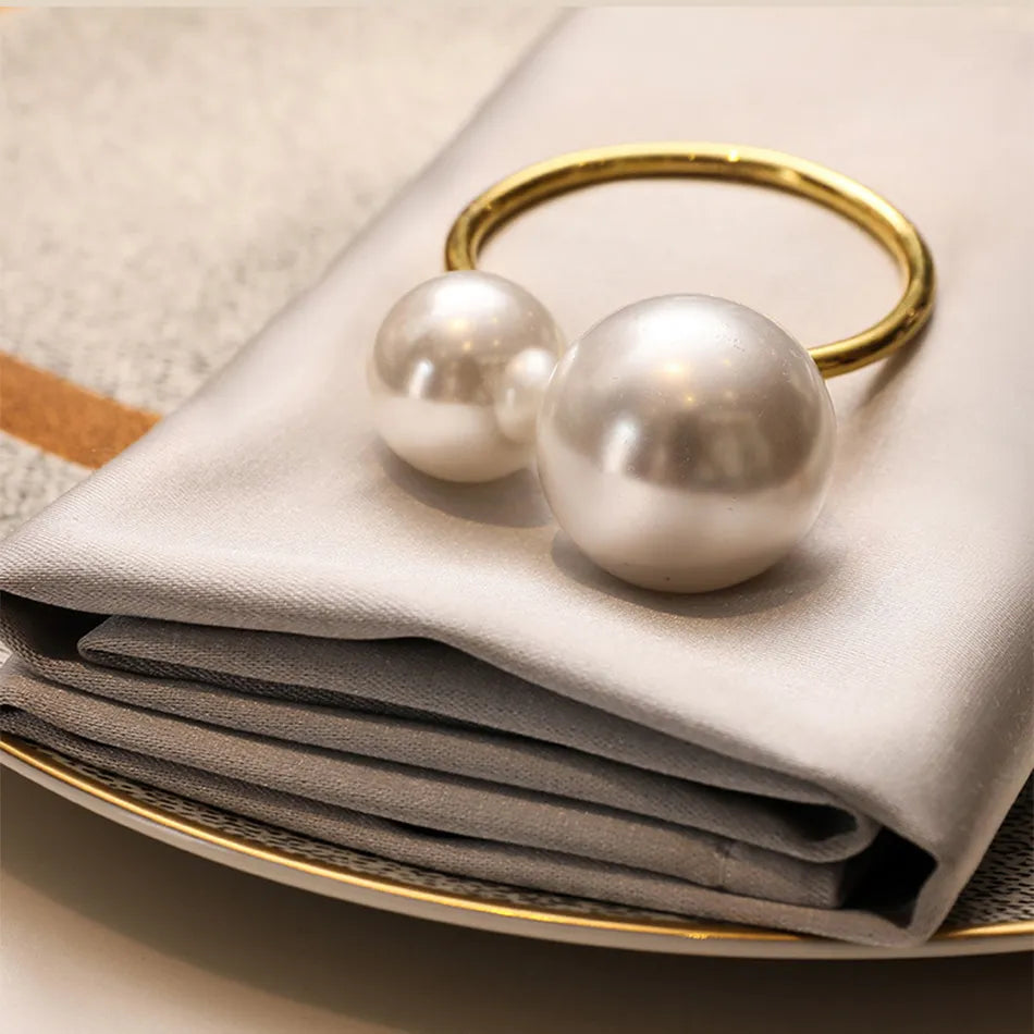 Savorykitchen™ Pearl Napkin Rings