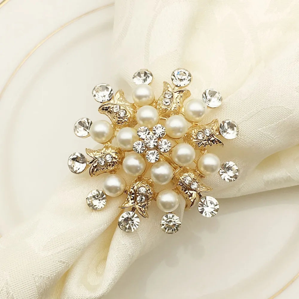 Savorykitchen™ Pearl Bow Napkin Ring (1PC)