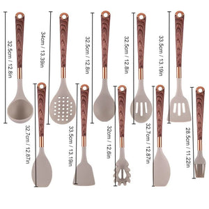 Savorykitchen™ Silicone Cooking Utensils