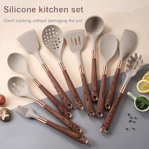 Savorykitchen™ Silicone Cooking Utensils