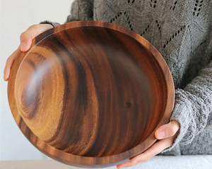 Savorykitchen™ Natural Wooden Basic Bowls