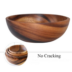 Savorykitchen™ Natural Wooden Basic Bowls